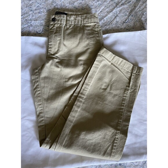 Polo Ralph Lauren Boys Chino Tan Pants Flat Front Size 10 - Picture 6 of 10